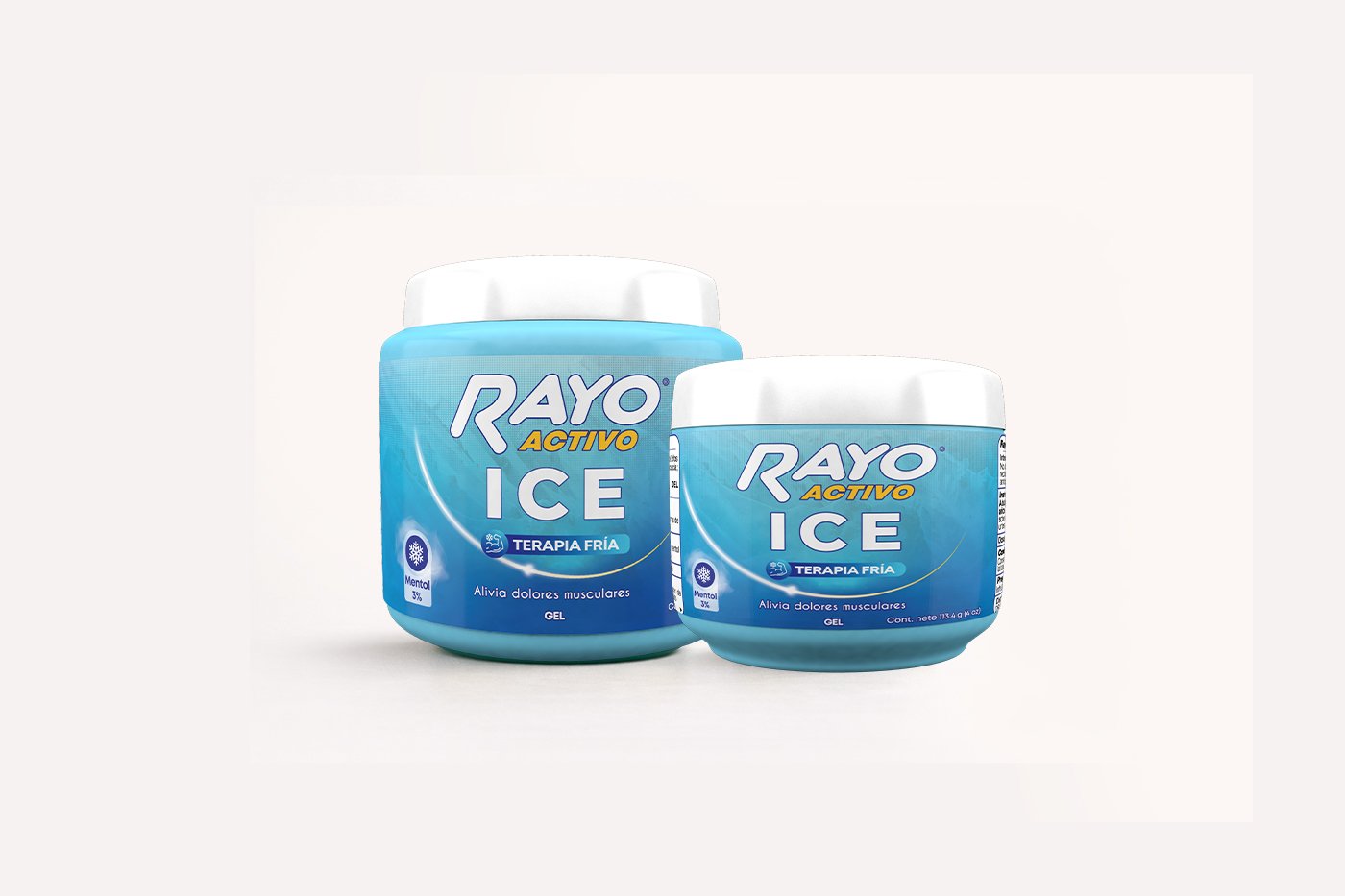 Rayo Activo Ice Tarro - Alivio muscular en gel