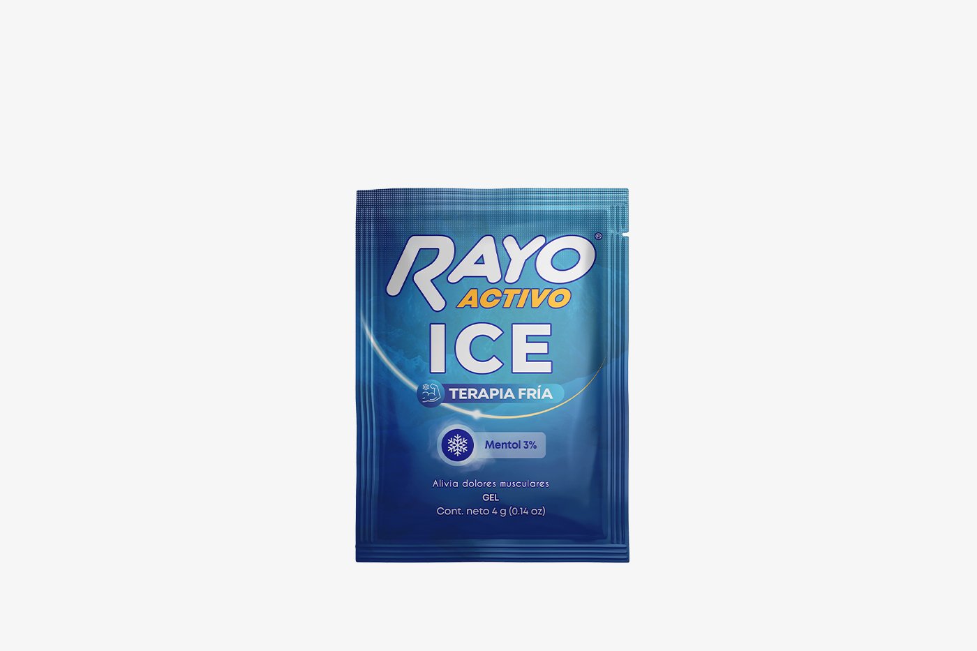 Rayo Activo Ice Sachet 4.0 G - Alivio portátil para dolores musculares