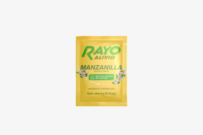 Rayo Alivio Chamomile Sachet 4.0 g - Natural remedy for cough and colds